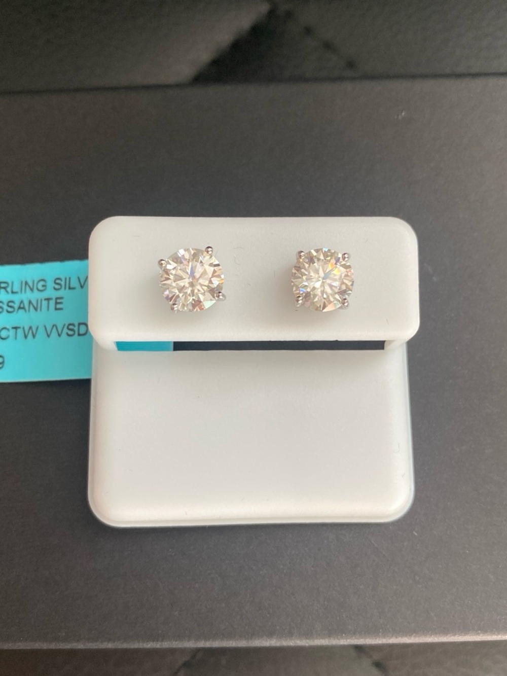 1.2 Carat Moissanite Studs